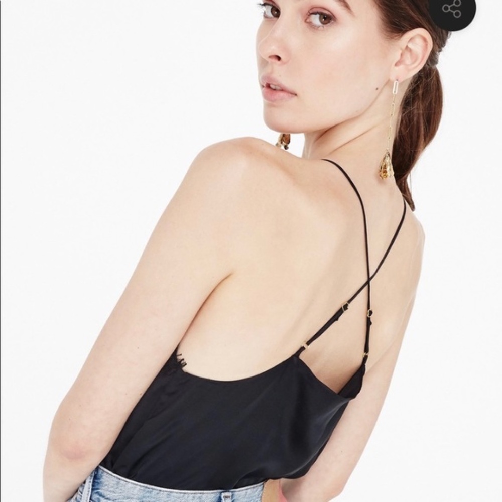 Cami NYC Silk Embroidered Mesh Camisole Women's Large